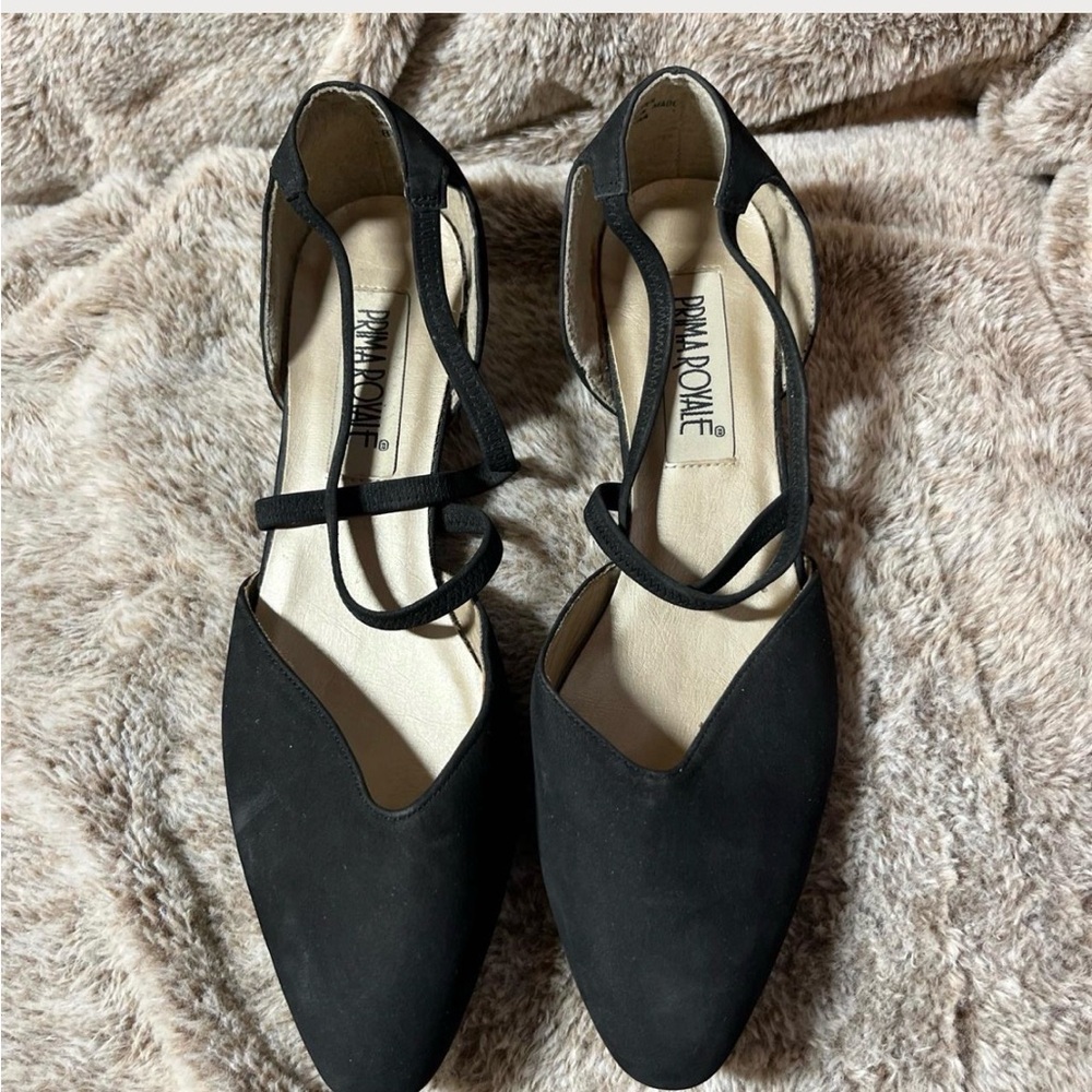 Prima Royale Vintage Suede Black Women's Heels Vintage